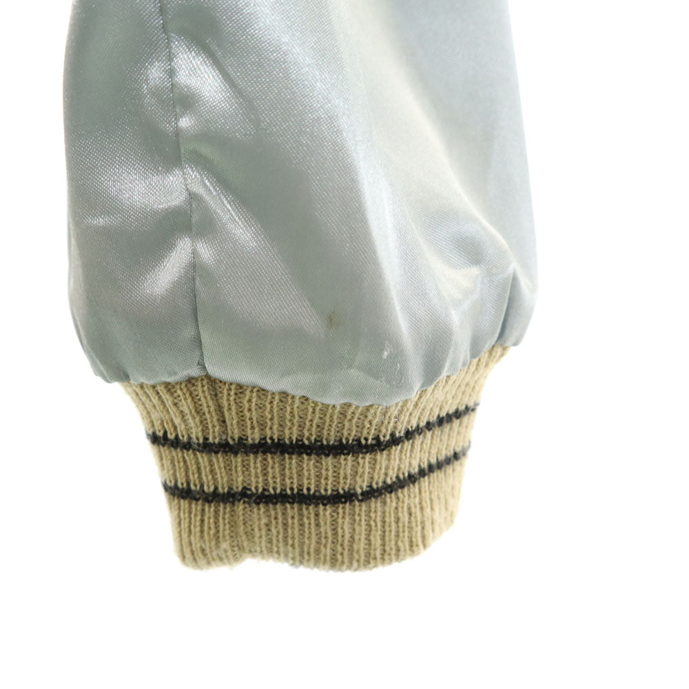 東洋エンタープライズ テーラー東洋 TT10726 スカル 龍 刺繍 リバーシブル サテン スカジャン M ネイビー 他 髑髏 メンズ