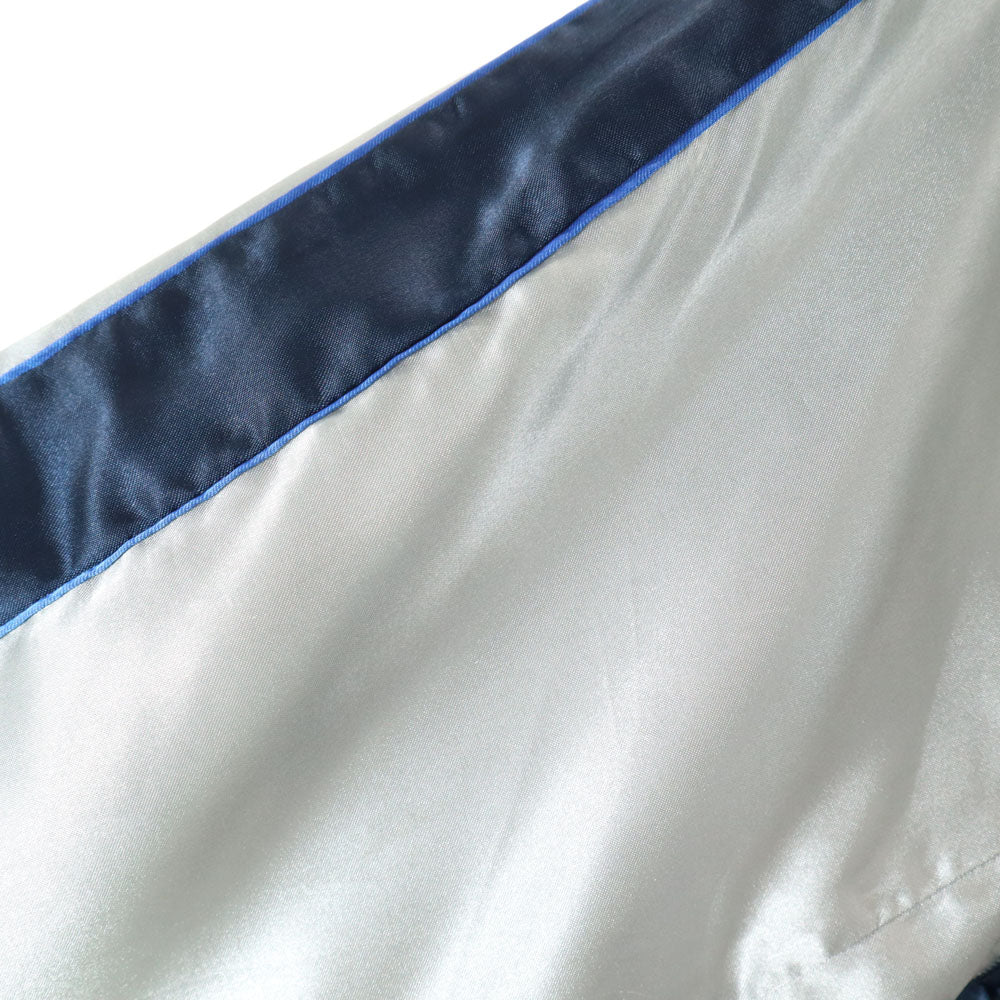 東洋エンタープライズ テーラー東洋 TT10726 スカル 龍 刺繍 リバーシブル サテン スカジャン M ネイビー 他 髑髏 メンズ