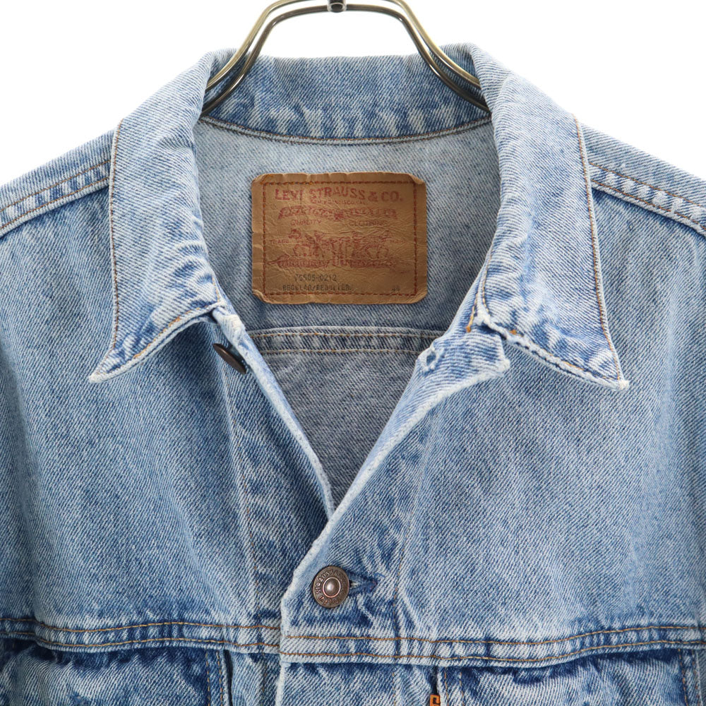 Levi's リーバイス 90s 75505-0212 オレンジタブ　オールド デニムジャケット 44 ブルー ジージャン メンズ