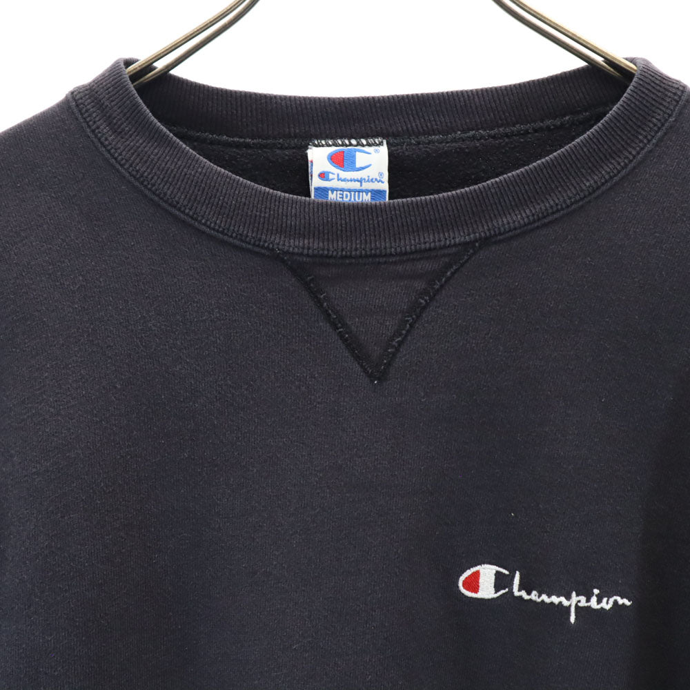Champion チャンピオン 90s USA製 オールド 長袖 スウェット トレーナー M ブラック 裏起毛 メンズ