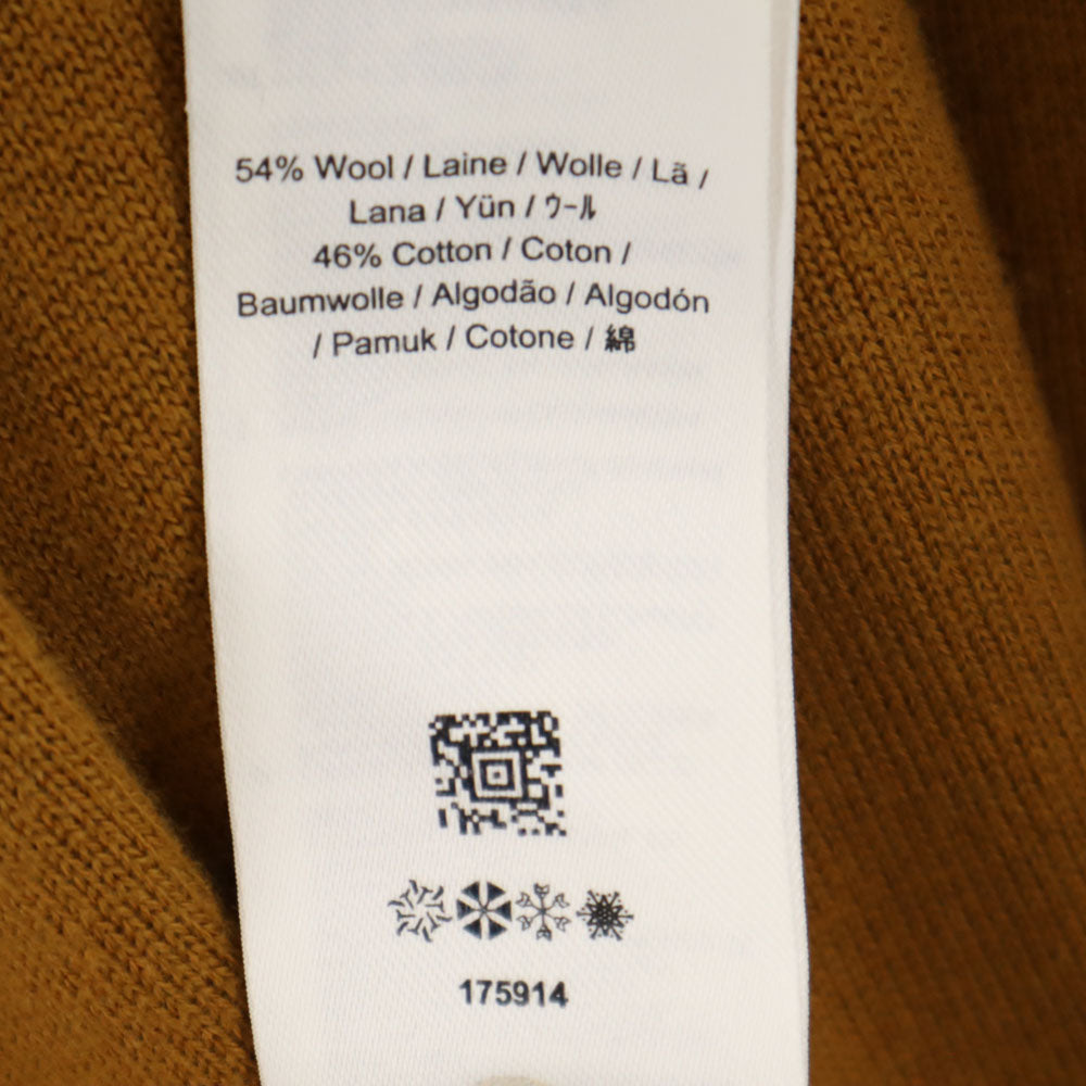 FRED PERRY フレッドペリー ウールブレンド 長袖 セーター S イエロー系 ニット メンズ