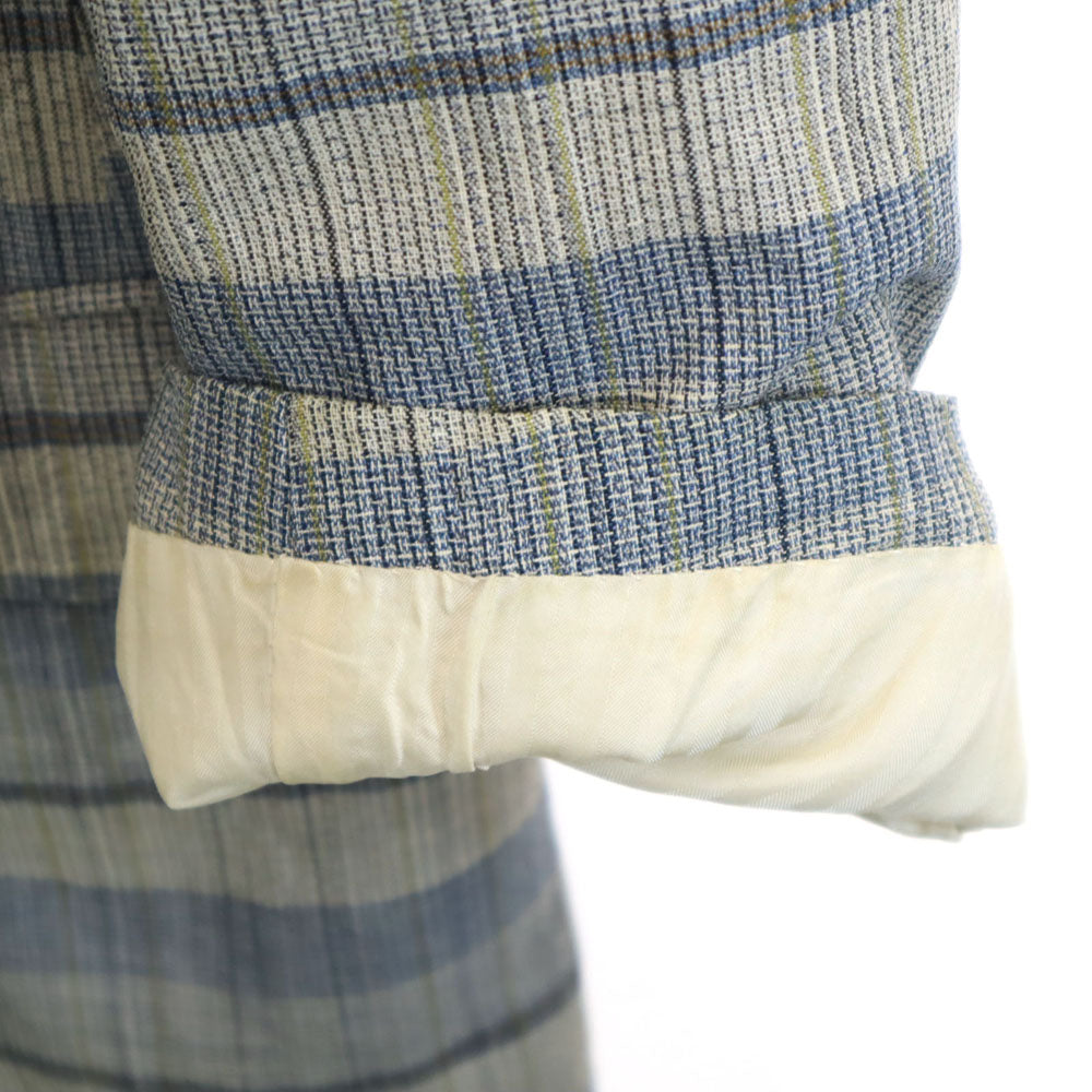 BALENCIAGA バレンシアガ 80s 90s 日本製 オールド チェック柄 テーラードジャケット 104 B7 グレー 他 ブレザー メンズ