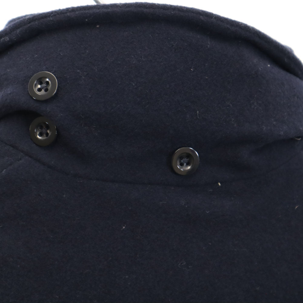 Danton ダントン ビームス別注 ウールモッサ ダウンジャケット 34 ネイビー x BEAMS レディース