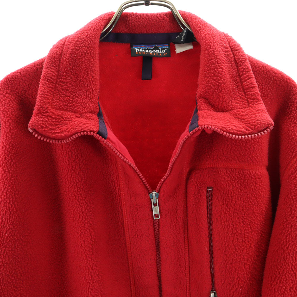 patagonia パタゴニア 00s USA製 25410 オールド シンチラ フリースジャケット S レッド SYNCHILLA アウトドア メンズ