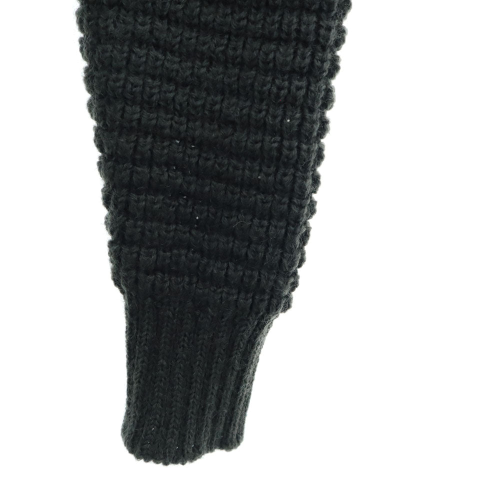 木梨サイクル 日本製 長袖 セーター M チャコールグレー KINASHI CYCLE ワッフルニット メンズ