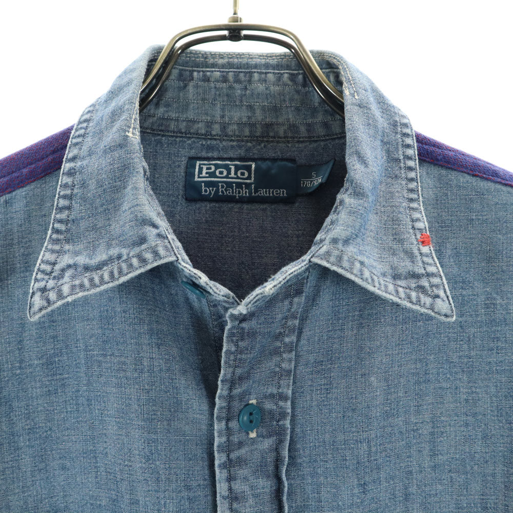 Polo by Ralph Lauren ポロバイラルフローレン 長袖 シャンブレーシャツ S メンズ