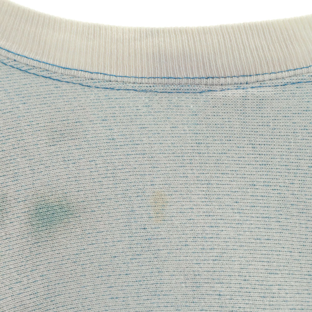 Champion チャンピオン 90s リバースウィーブ USA製 オールド 刺繍タグ ブリーチ加工 長袖 スウェット トレーナー XL グリーン系 裏起毛 メンズ