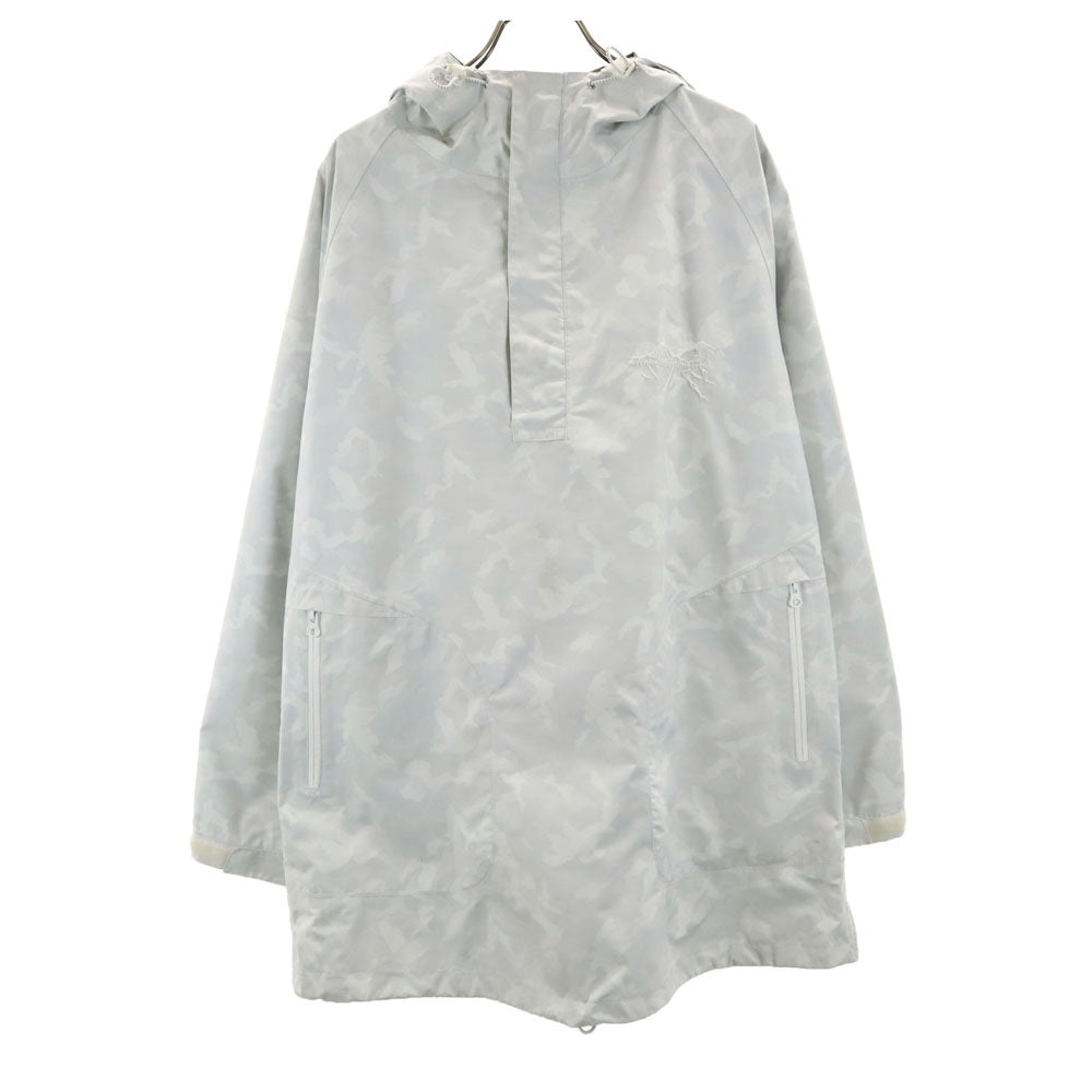 WHITE MOUNTAINEERING ホワイトマウンテニアリング 日本製 迷彩柄 アノラックパーカー ジャケット M グレー プルオーバー カモフラ メンズ