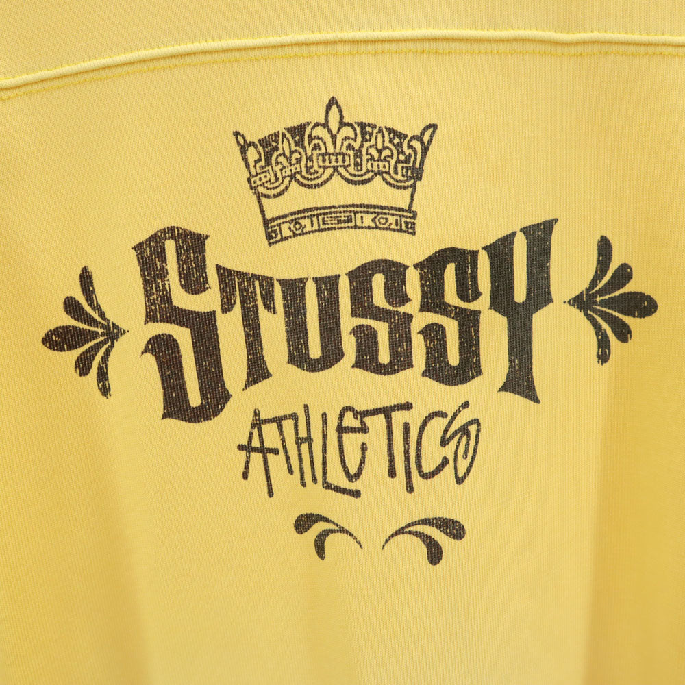 ステューシー 長袖 スウェット トレーナー M イエロー系 STUSSY authentic メンズ