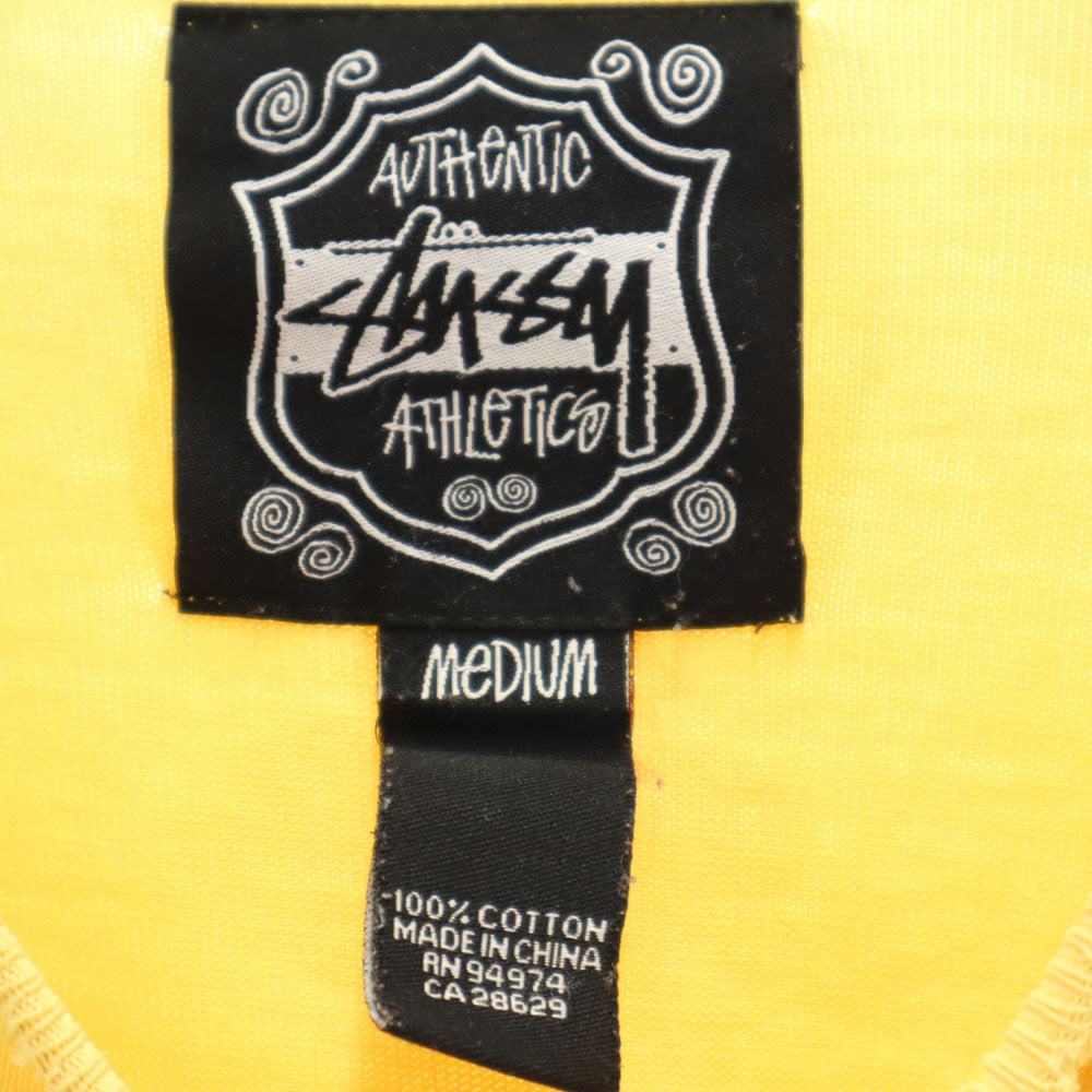 ステューシー 長袖 スウェット トレーナー M イエロー系 STUSSY authentic メンズ