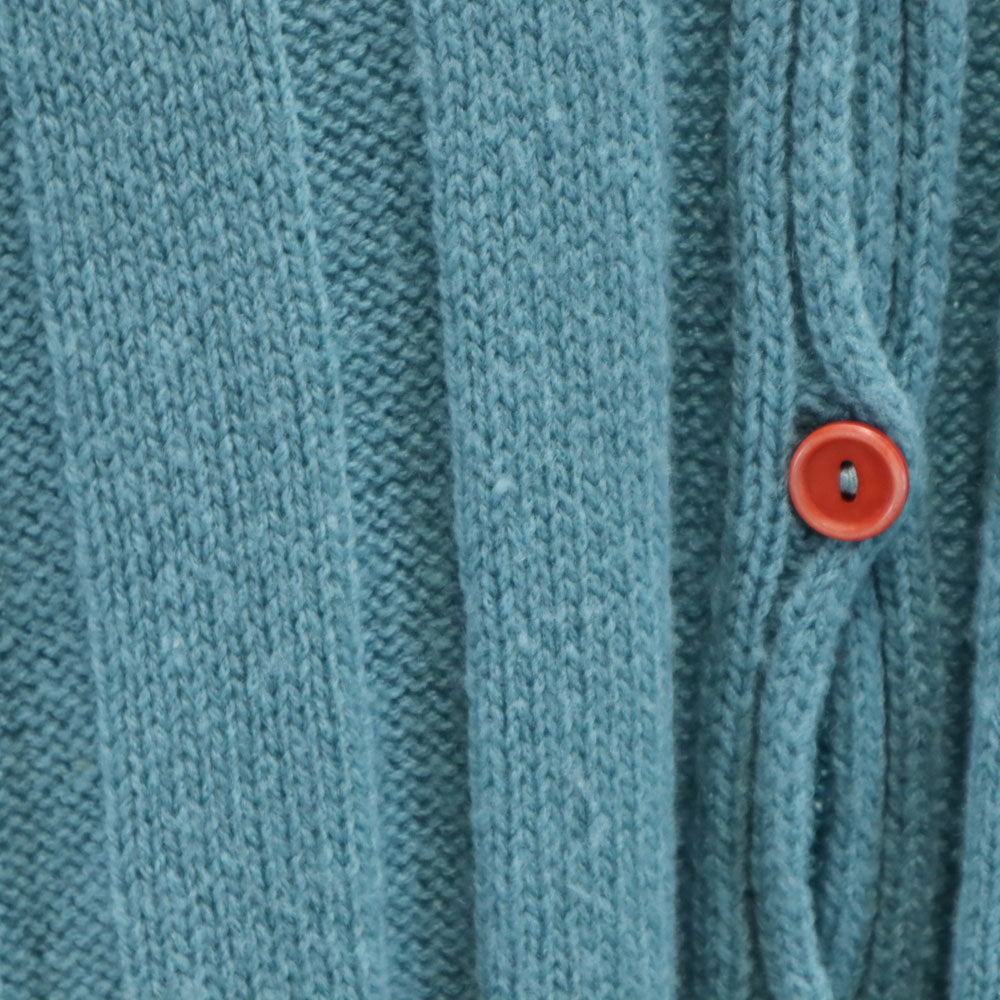 MARNI マルニ イタリア製 7分袖 ニットカーディガン 40 サックスブルー系 レディース