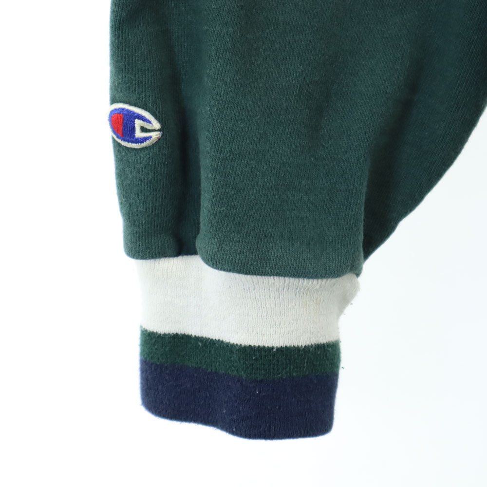 Champion チャンピオン 90s オールド 長袖 スウェット トレーナー XL グリーン 裏起毛 メンズ