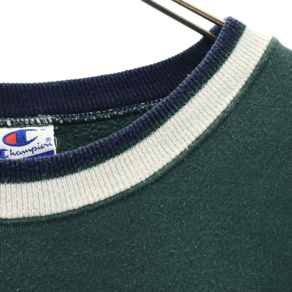 Champion チャンピオン 90s オールド 長袖 スウェット トレーナー XL グリーン 裏起毛 メンズ