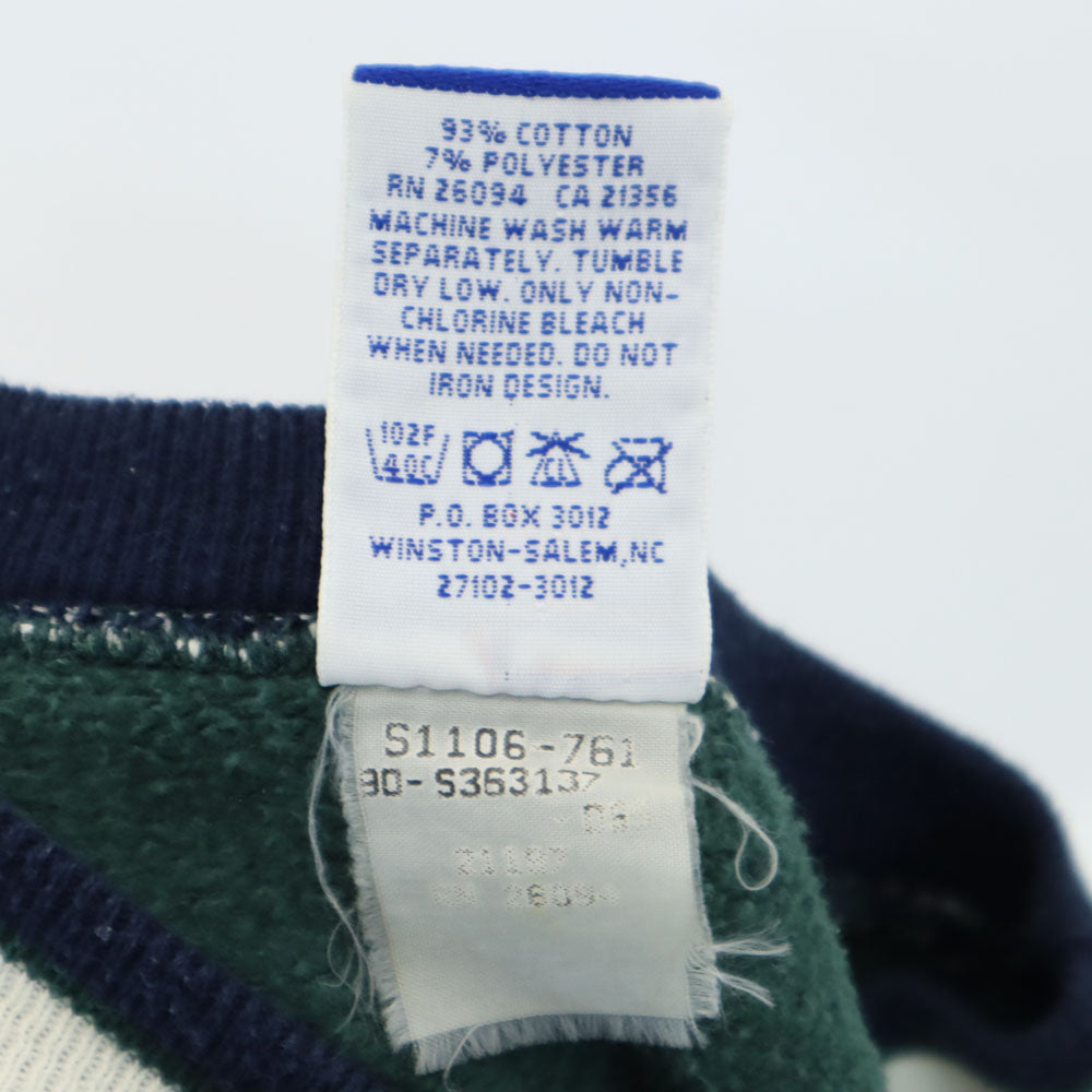 Champion チャンピオン 90s オールド 長袖 スウェット トレーナー XL グリーン 裏起毛 メンズ