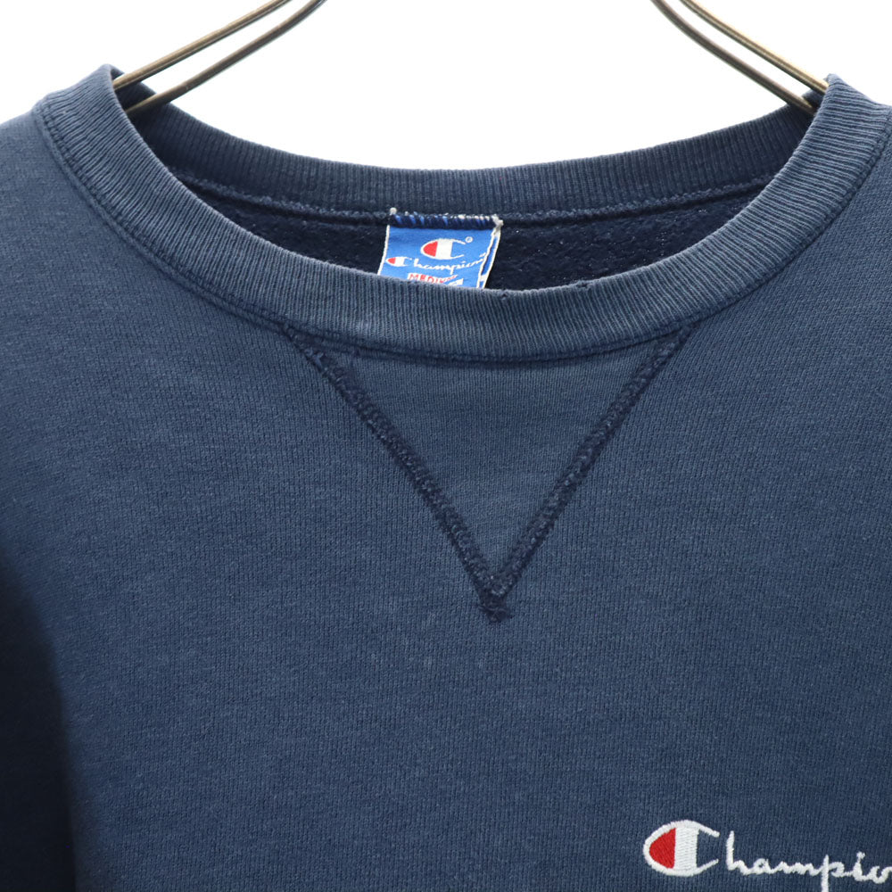 Champion チャンピオン 90s USA製 オールド 青タグ 長袖 スウェット トレーナー M ネイビー 裏起毛 メンズ