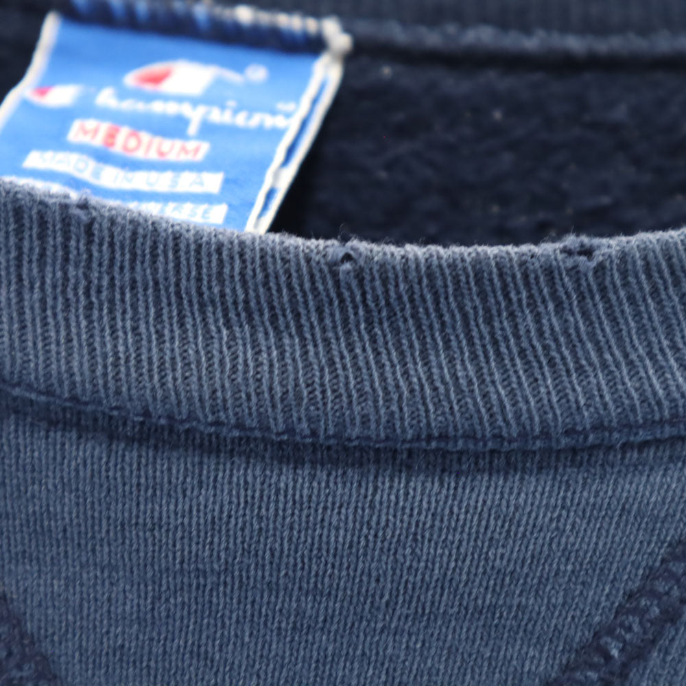 Champion チャンピオン 90s USA製 オールド 青タグ 長袖 スウェット トレーナー M ネイビー 裏起毛 メンズ