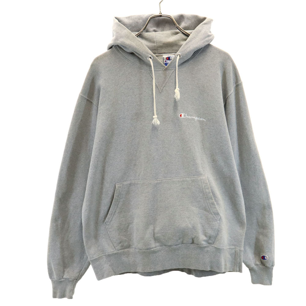 Champion チャンピオン 90s USA製 オールド 長袖 スウェットパーカー L グレー プルオーバー 裏起毛 メンズ