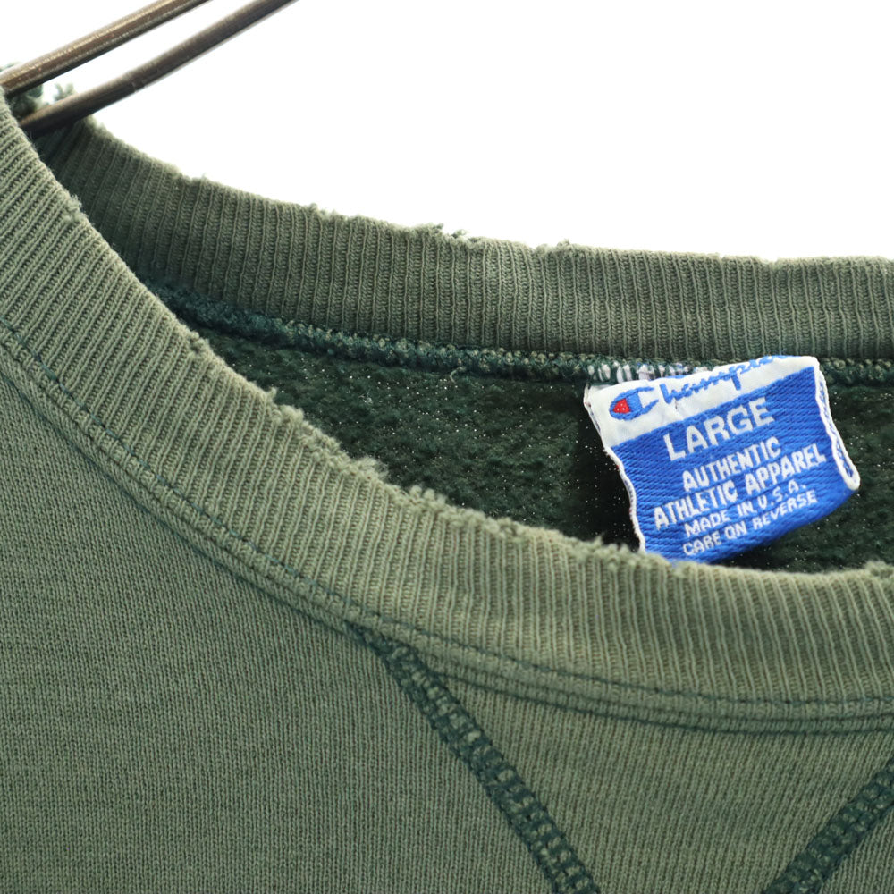 Champion チャンピオン 90s USA製 オールド アトランタオリンピック 長袖 スウェット トレーナー L グリーン 裏起毛 メンズ