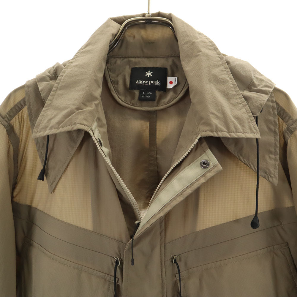 snowpeak スノーピーク ミリタリージャケット S カーキ メンズ