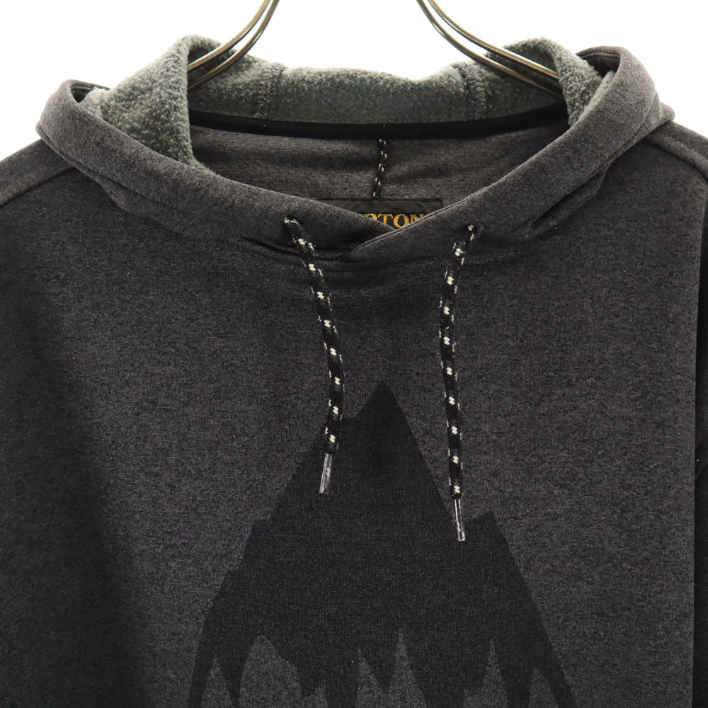 BURTON バートン 長袖 スウェットパーカー M チャコールグレー 裏起毛 メンズ