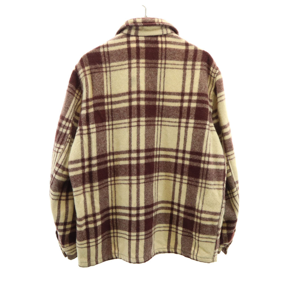 Field Stream 50s ヴィンテージ 長袖 ウール シャツジャケット M ベージュ 他 メンズ
