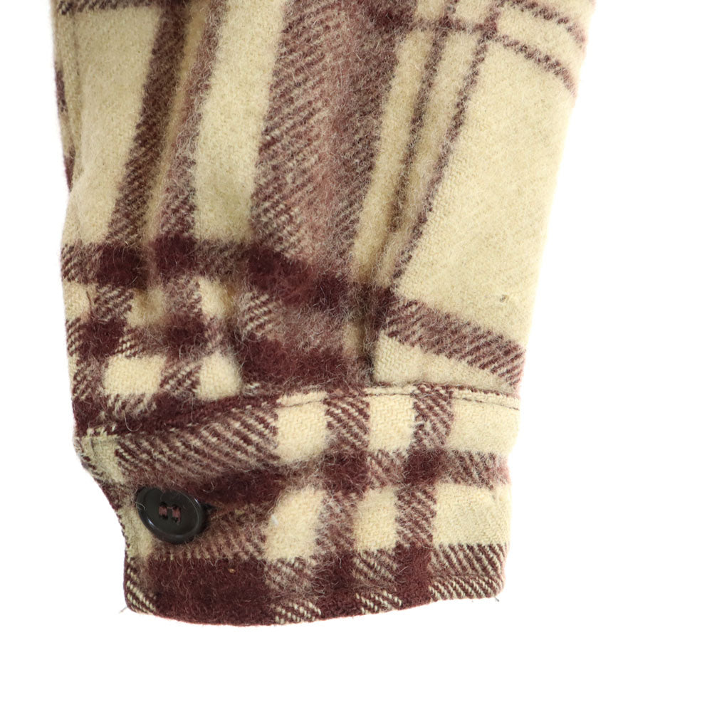 Field Stream 50s ヴィンテージ 長袖 ウール シャツジャケット M ベージュ 他 メンズ