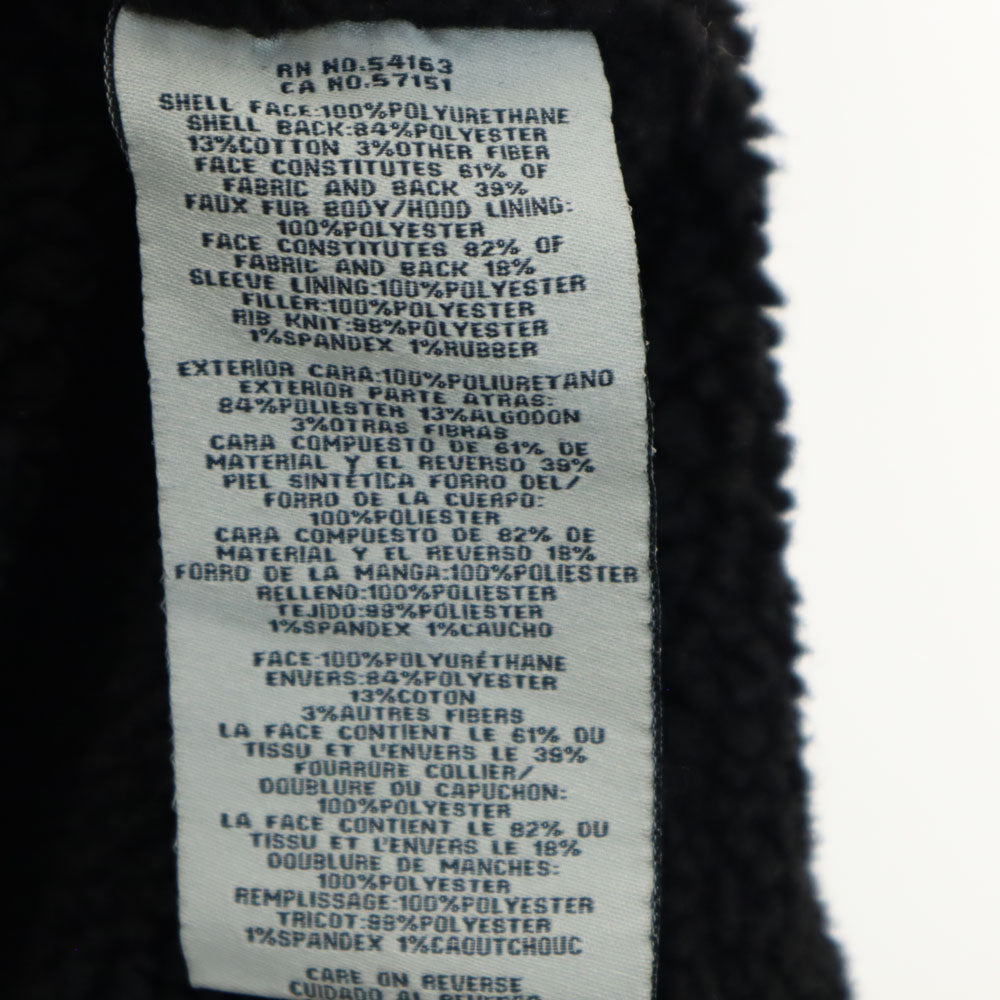 Levi's リーバイス フェイクレザー ジャケット M ブラック ブルゾン フーディー メンズ