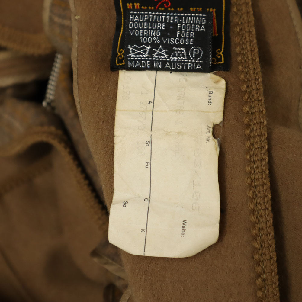 ORIGINAL TIROLER LODEN 90s steinbock オールド ポンチョ ウールコート 36 ブラウン ケープコート レディース