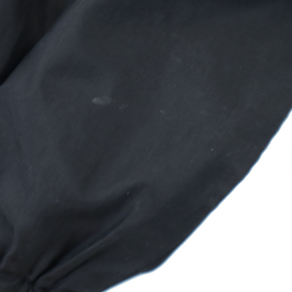 adidas アディダス 70s 80s デサント製 ヴィンテージ トレフォイルロゴ ナイロンジャケット LL ブラック ウィンドブレーカー メンズ