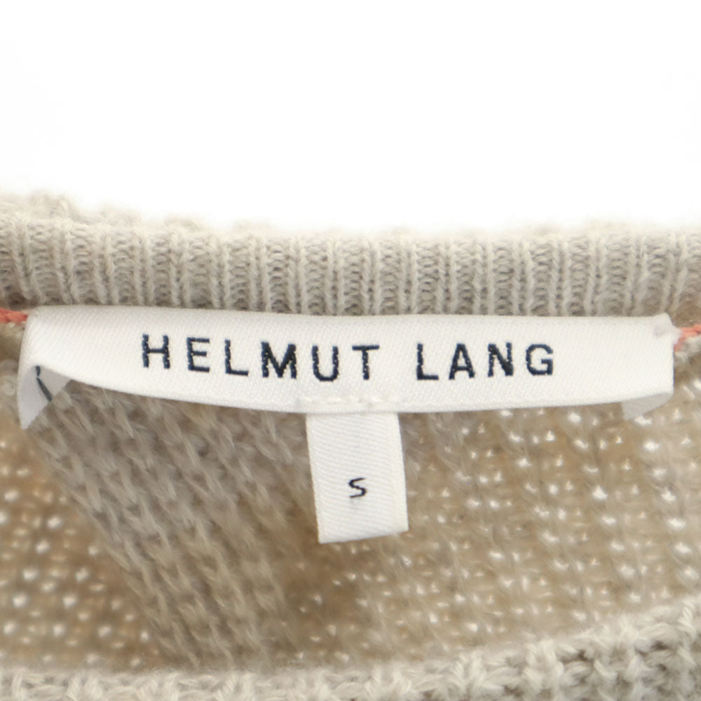 HELMUT LANG ヘルムートラング 長袖 セーター S ベージュ メンズ