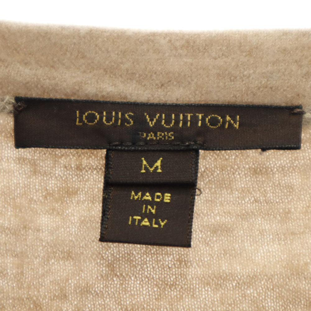 LOUIS VUITTON ルイヴィトン イタリア製 カシミヤブレンド 長袖 セーター M ブラウン レディース