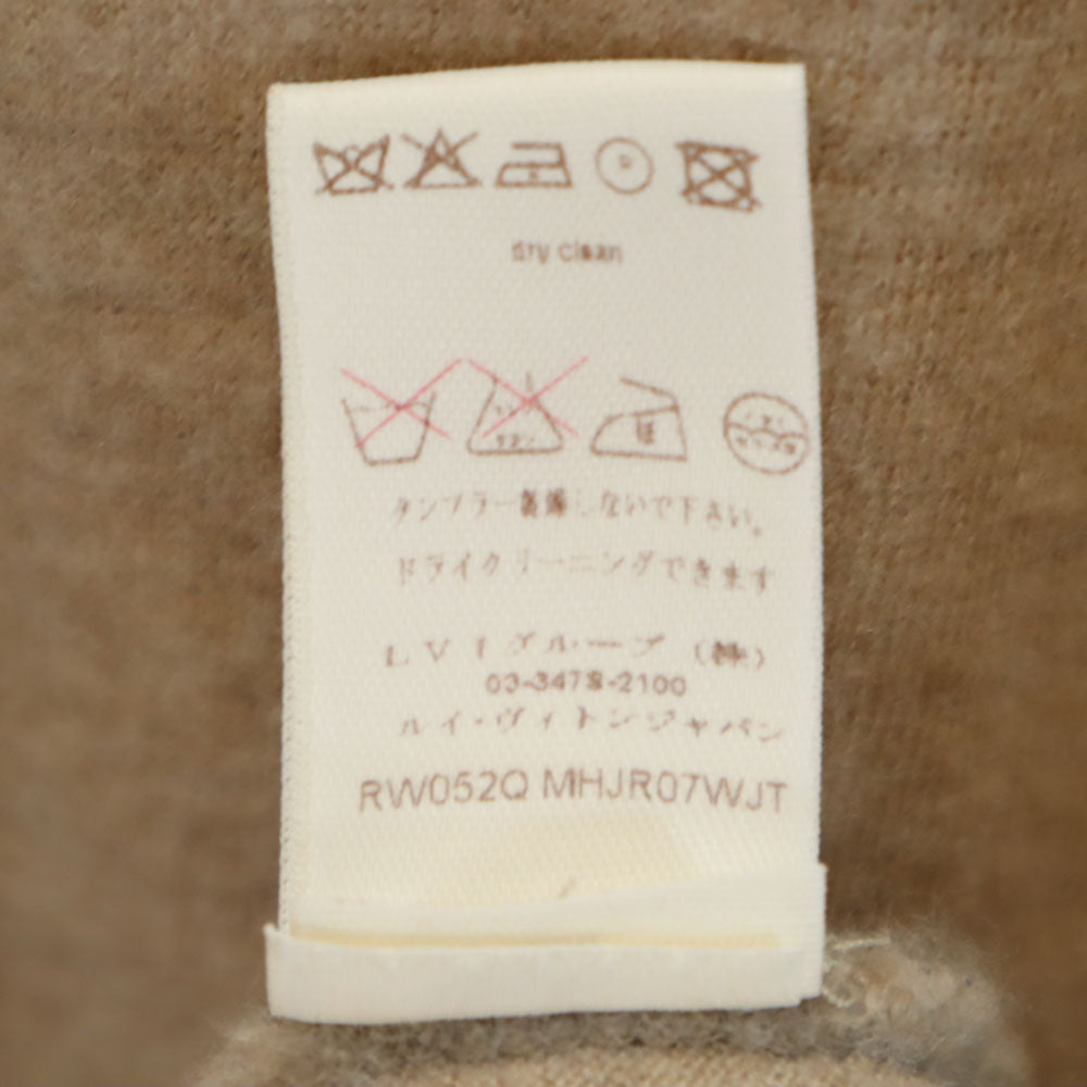 LOUIS VUITTON ルイヴィトン イタリア製 カシミヤブレンド 長袖 セーター M ブラウン レディース
