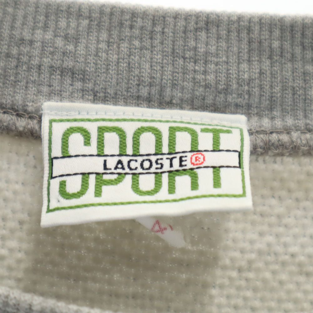 ラコステ 長袖 スウェット トレーナー 4 グレー系 LACOSTE SPORT メンズ