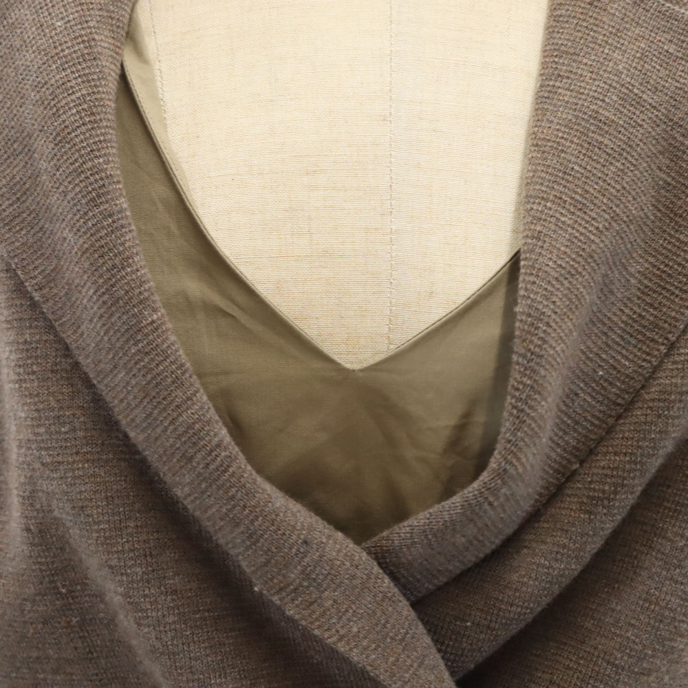 AMERI UNDRESSED アメリ 長袖 ニット ドッキング シャツ F ブラウン系 メンズ