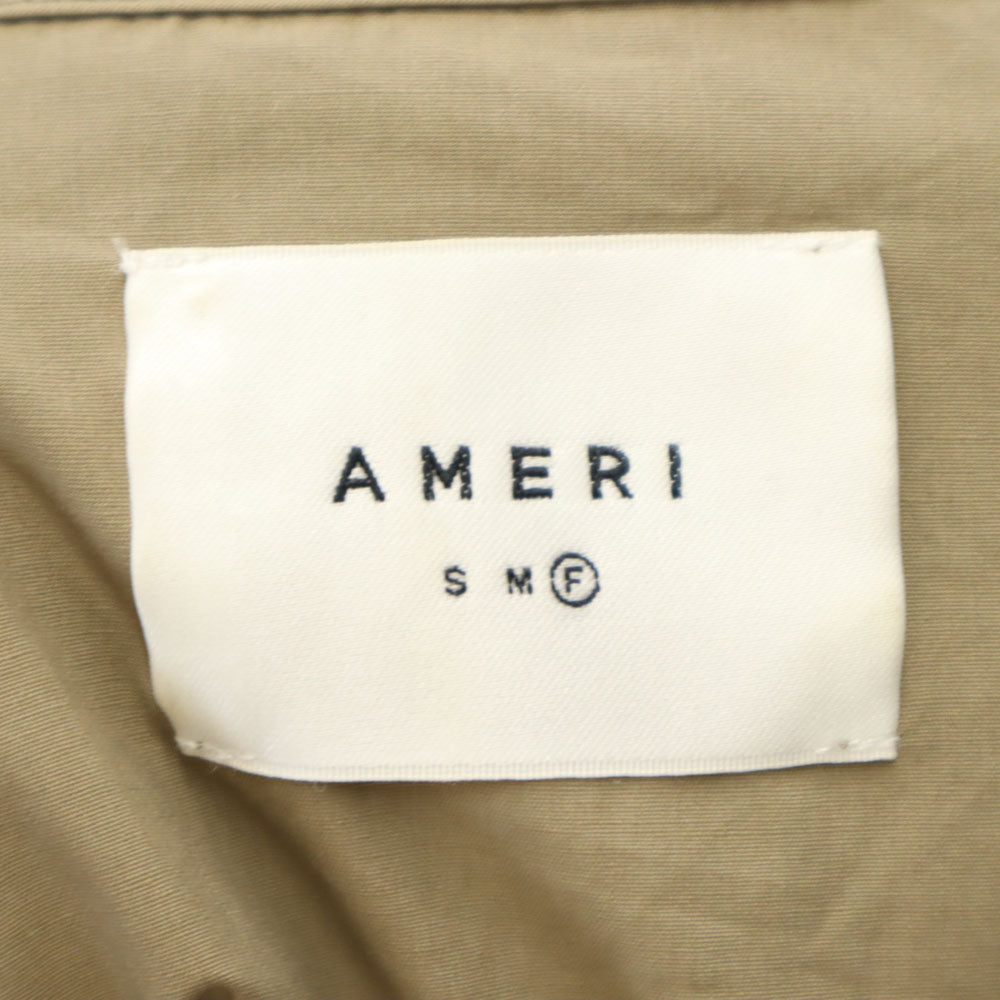 AMERI UNDRESSED アメリ 長袖 ニット ドッキング シャツ F ブラウン系 メンズ