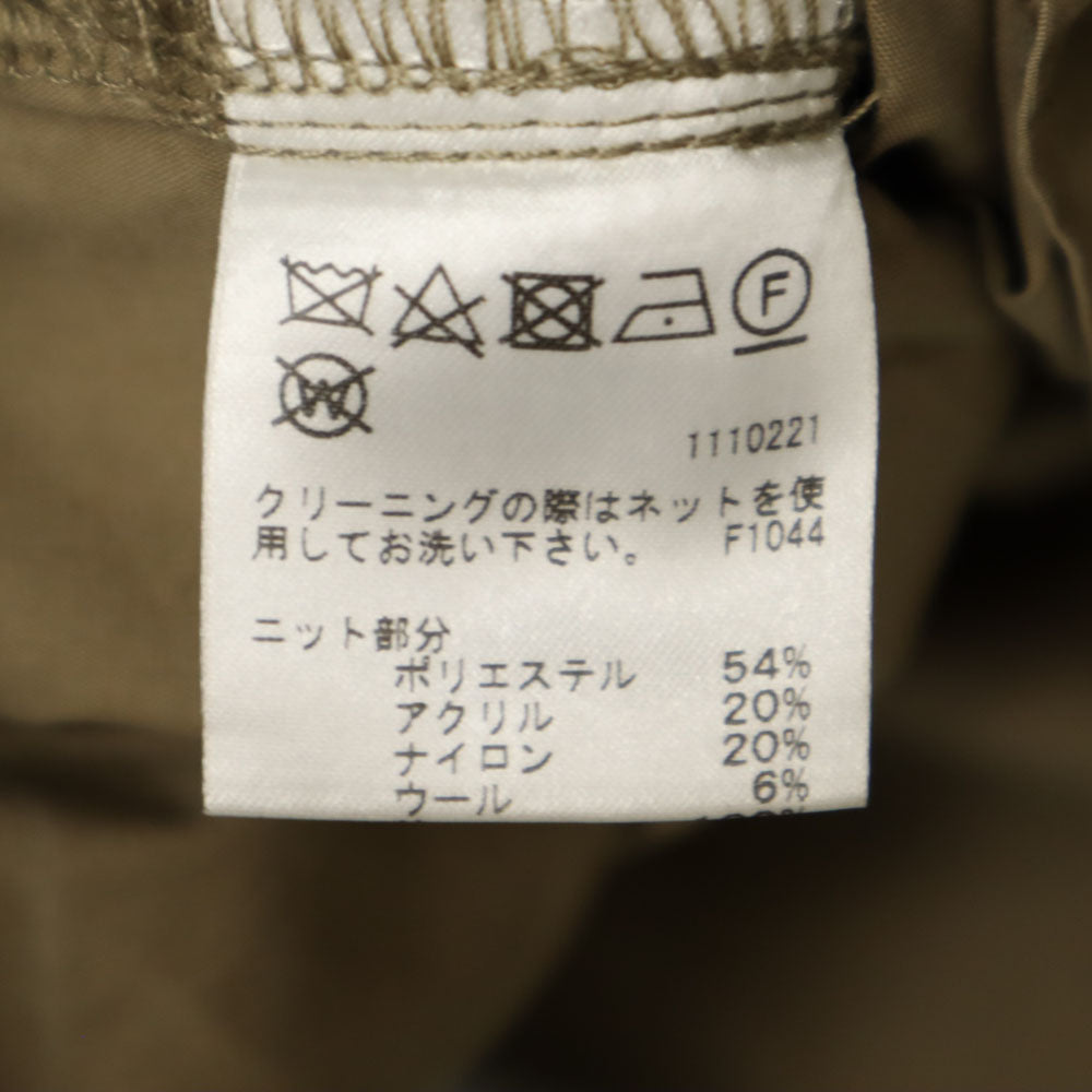 AMERI UNDRESSED アメリ 長袖 ニット ドッキング シャツ F ブラウン系 メンズ