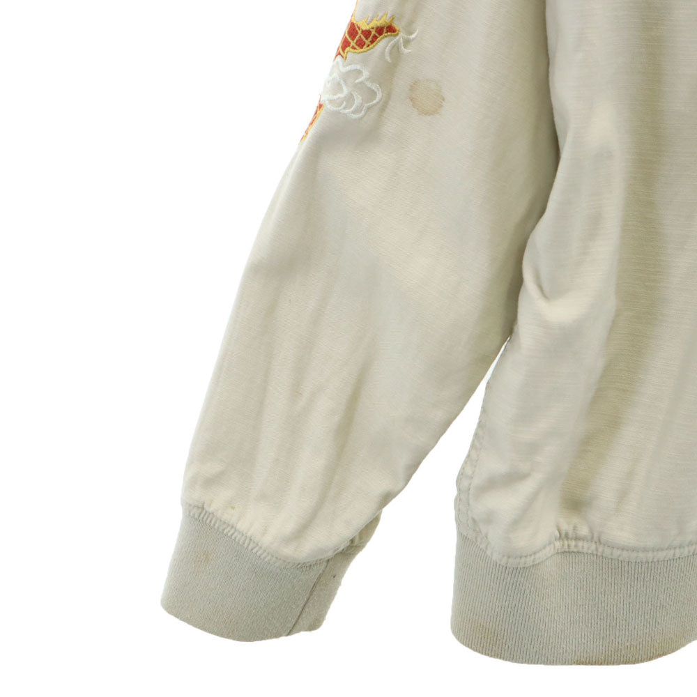 AVIREX アヴィレックス ジップジャケット L グレージュ系 レディース