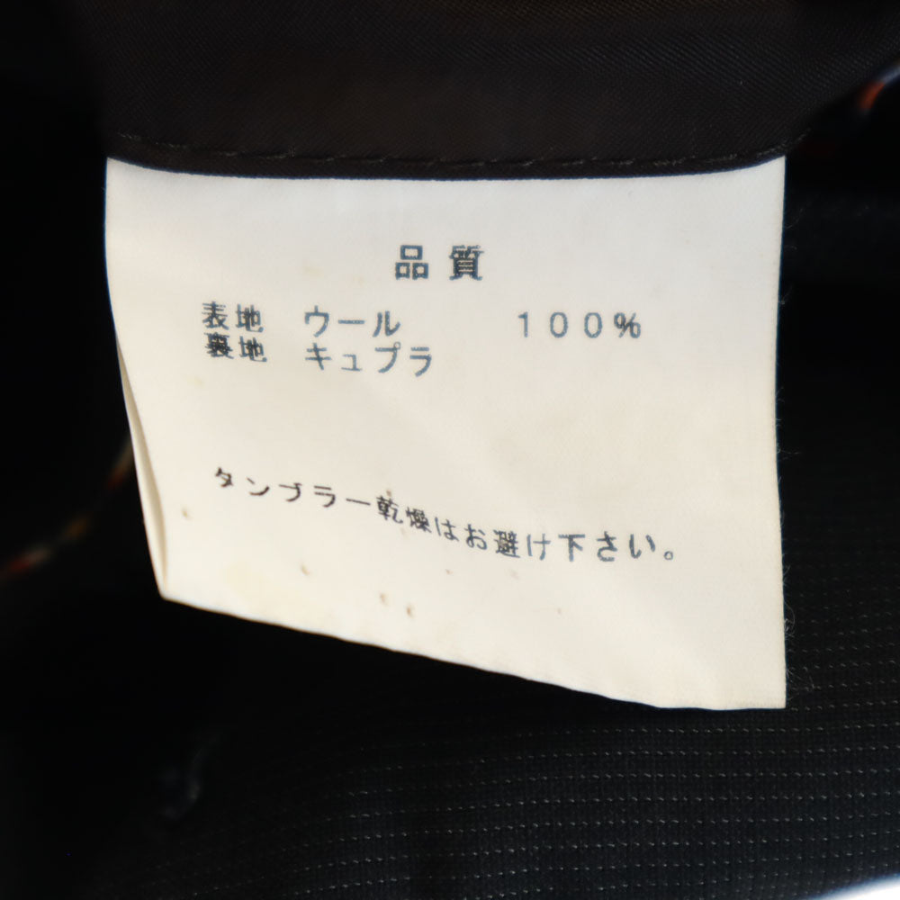 Paul Smith ポールスミス 日本製 ウール スーツ 上下 セットアップ L ブラック メンズ