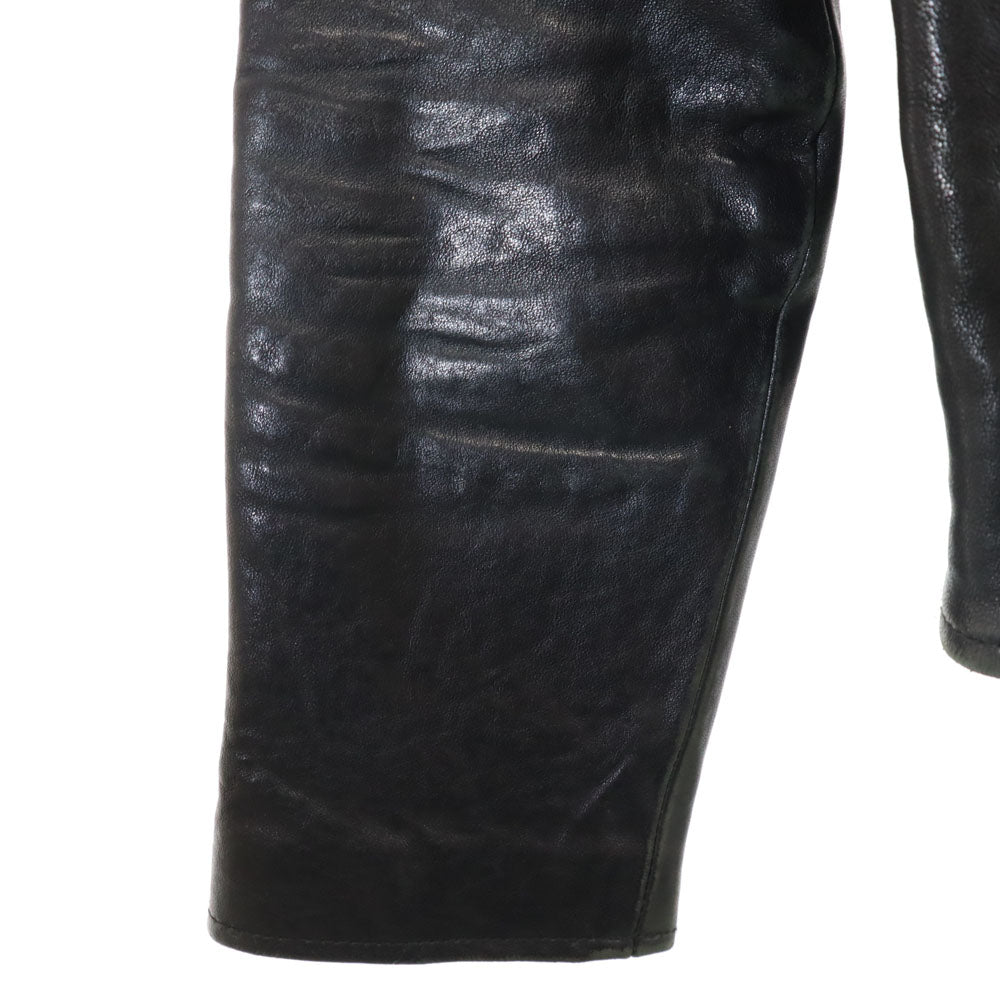 beautiful people ビューティフルピープル ダブルライダースジャケット 130 ブラック レザージャケット レディース