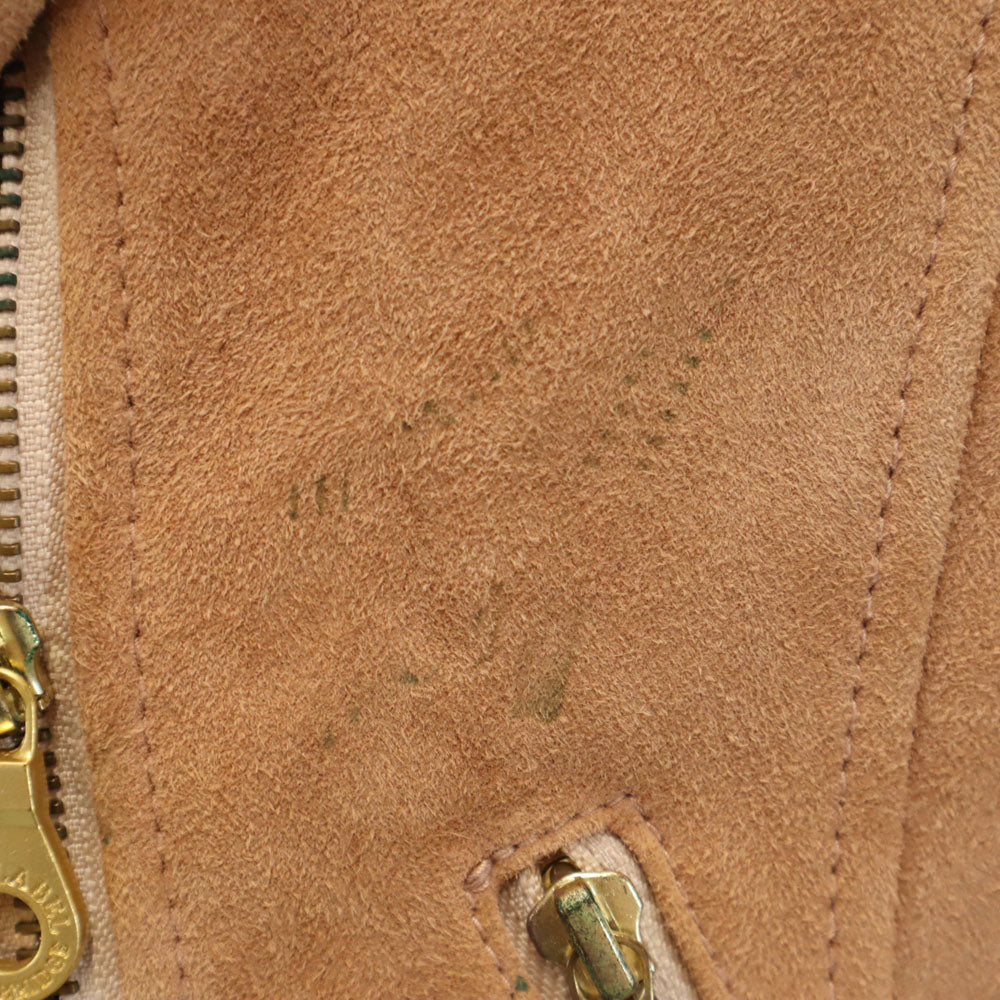 BLUE LABEL CRESTBRIDGE ブルーレーベルクレストブリッジ スエードレザー ライダースジャケット 38 ベージュブラウン系 レディース