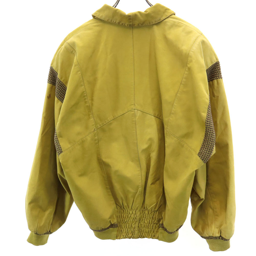 Bizzairo 90s イタリア製 オールド コットンジャケット 50 イエロー