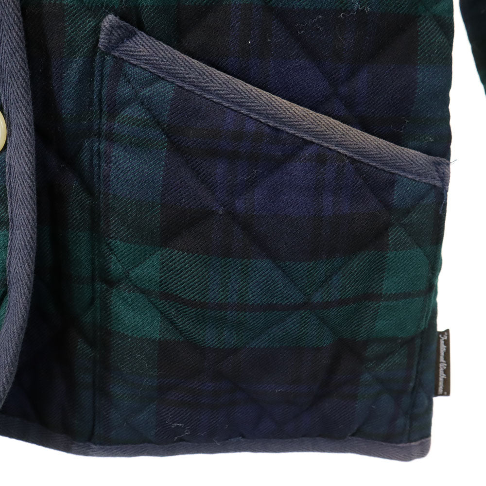 Traditional Weatherwear トラディショナルウェザーウェア スコットランド製 ブラックウォッチ キルティングジャケット 32 ネイビー 他 レディース