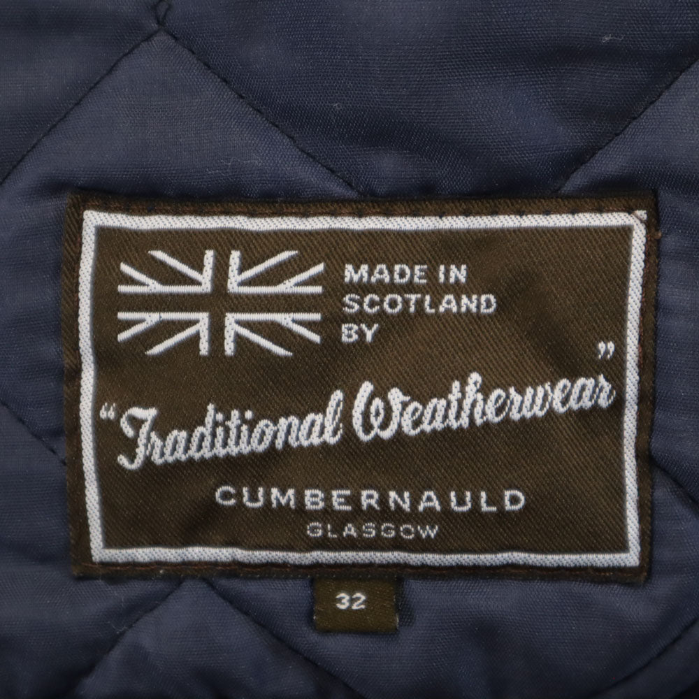 Traditional Weatherwear トラディショナルウェザーウェア スコットランド製 ブラックウォッチ キルティングジャケット 32 ネイビー 他 レディース