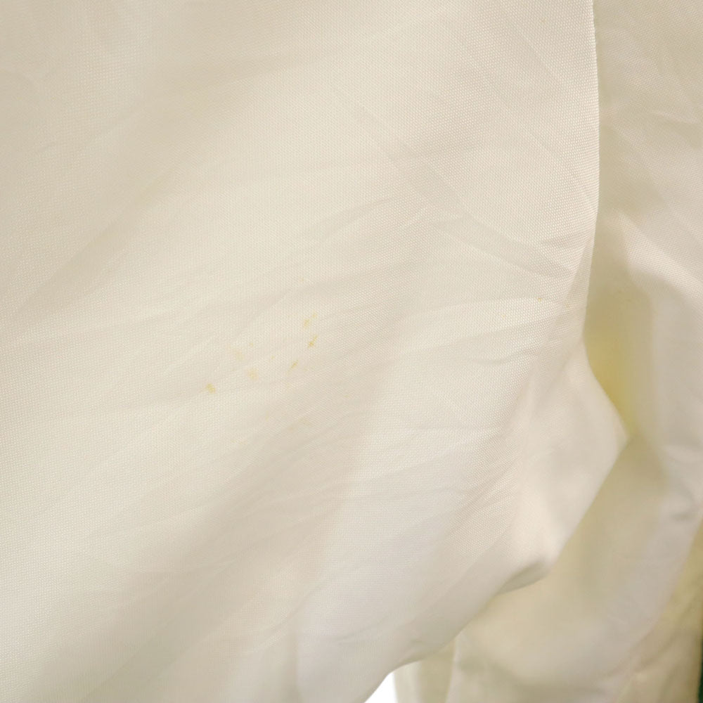 VINTAGE ヴィンテージ 80s USA製 レーサージャケット ヴィンテージ ナイロンジャケット L ホワイト 裏起毛 IDEALジップ メンズ