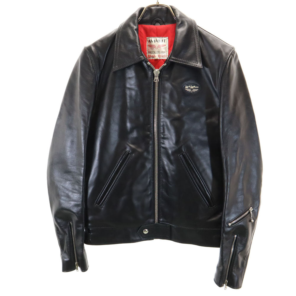 Lewis Leathers ルイスレザー イングランド製 ドミネーター ライダースジャケット 34 ブラック メンズ
