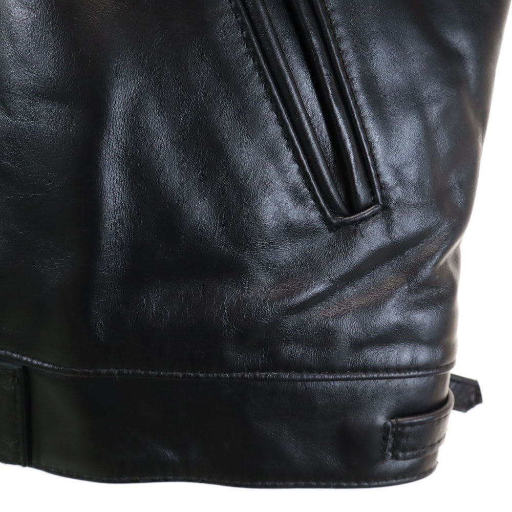 Lewis Leathers ルイスレザー イングランド製 ドミネーター ライダースジャケット 34 ブラック メンズ