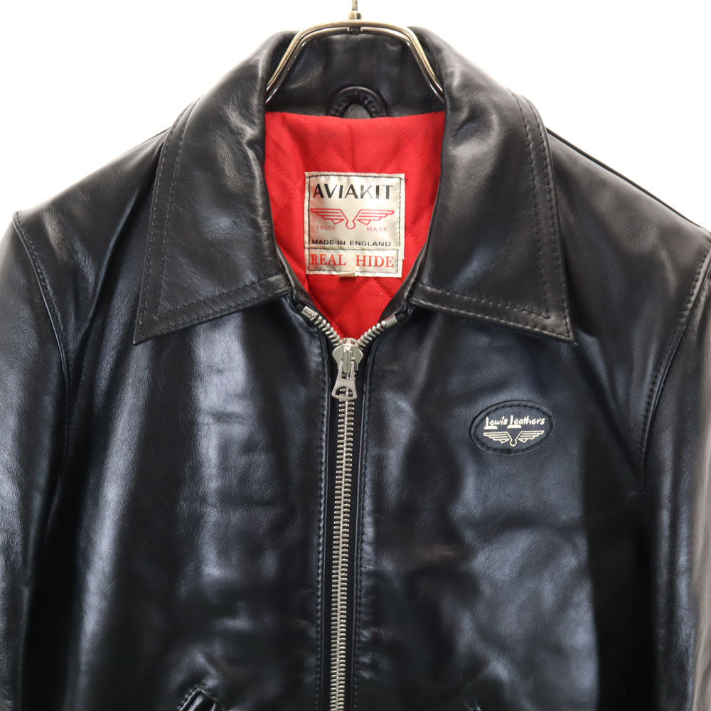 Lewis Leathers ルイスレザー イングランド製 ドミネーター ライダースジャケット 34 ブラック メンズ