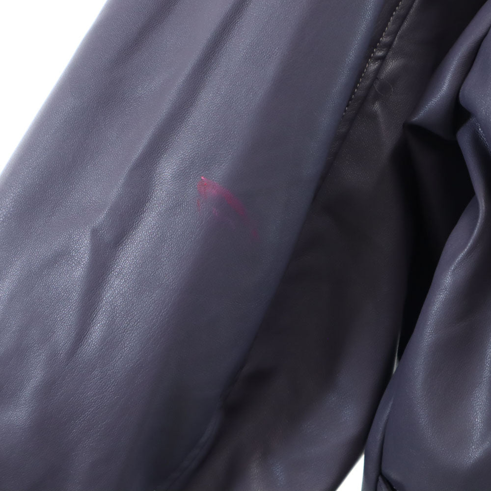 TAUPE 日本製 レザージャケット 2 パープル メンズ