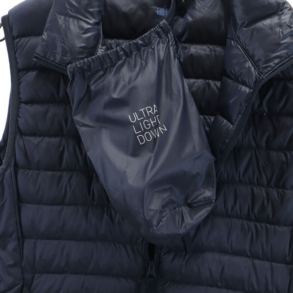 BLACK LABEL】便利なライトダウンベスト☆ネイビー☆M