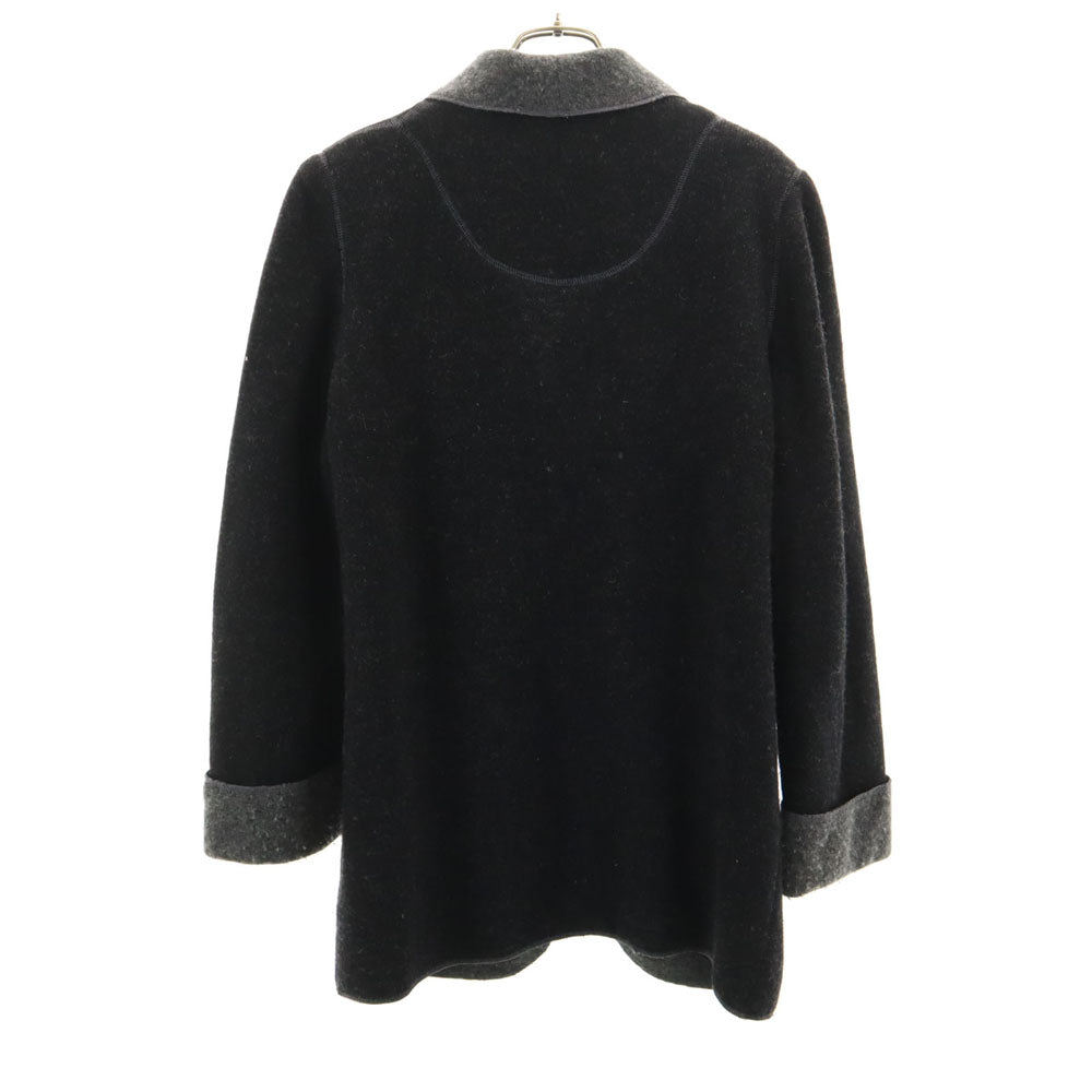 ラモーダゴジ 伊太利屋 長袖 ニットカーディガン ブラック系 レディース